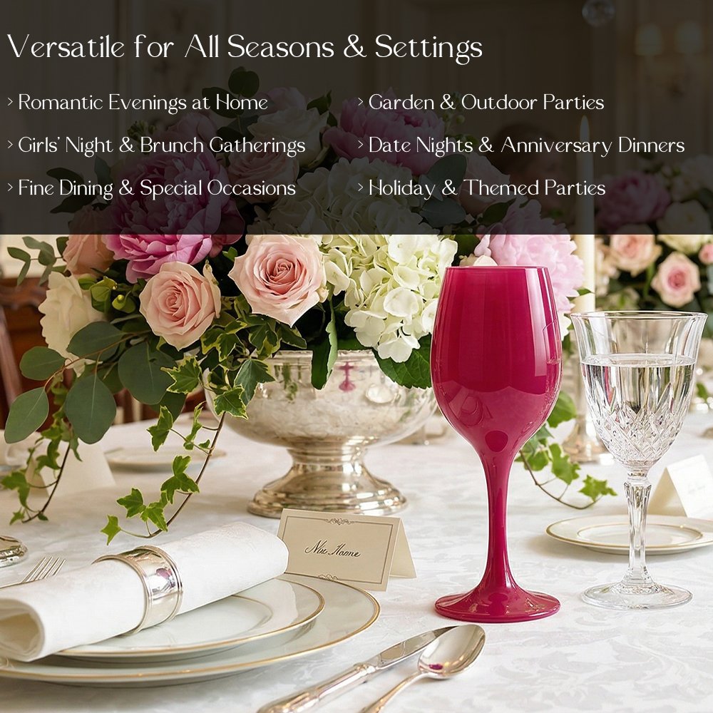 Cretfine Piano Series Wine Glasses - Rose - Image 7