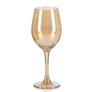 Cretfine Aura Series Wine Glasses - Amber Gold