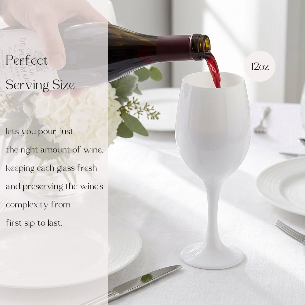 Cretfine Piano Series Wine Glasses - White - Image 5