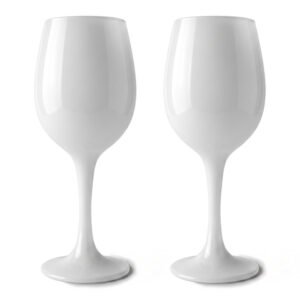 Cretfine Piano Series Wine Glasses - White