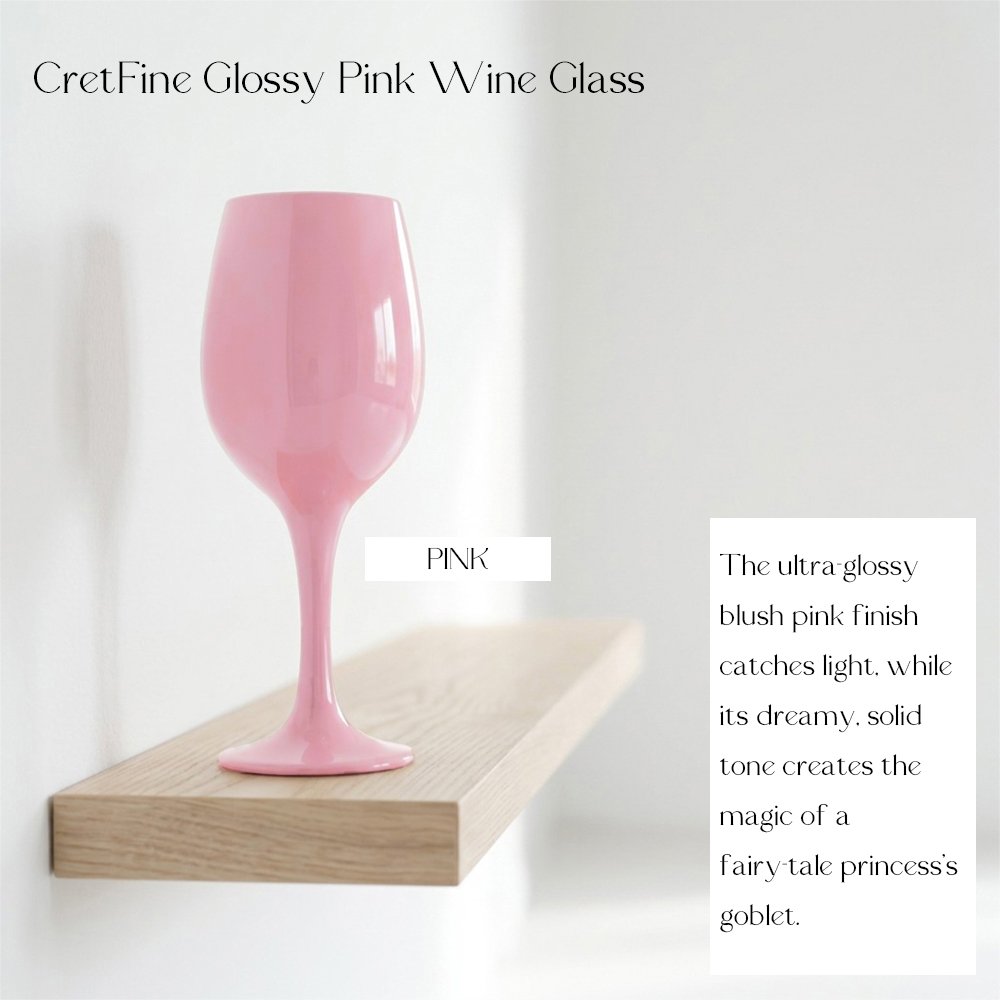 Cretfine Piano Series Wine Glasses - Pink - Image 3
