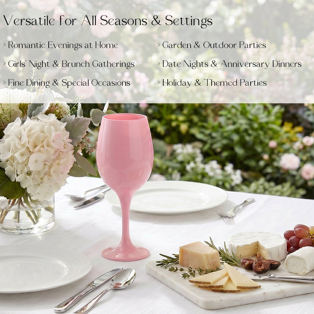 Cretfine Piano Series Wine Glasses - Pink - Image 7