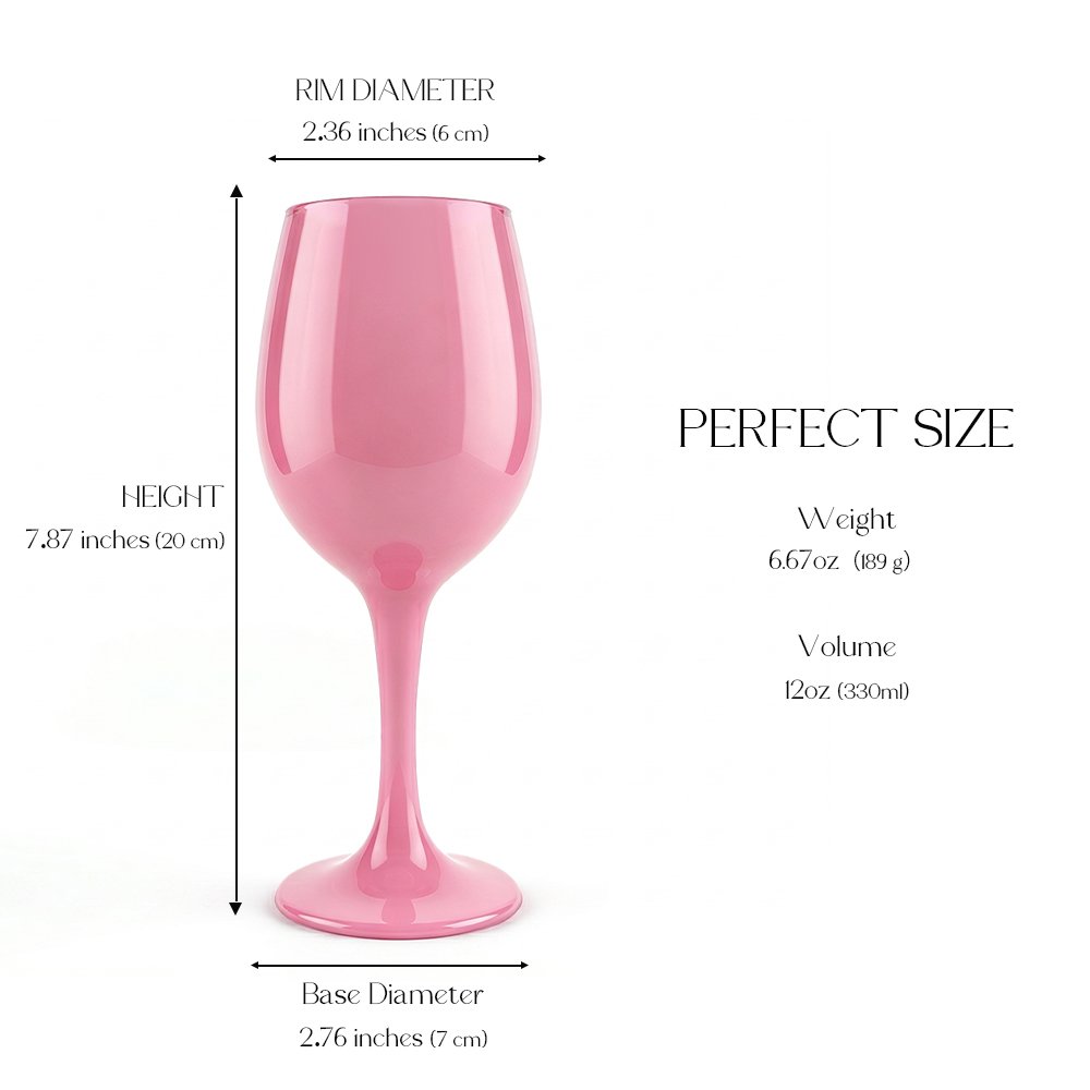 Cretfine Piano Series Wine Glasses - Pink - Image 2