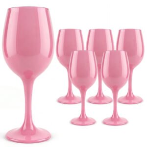 Cretfine Piano Series Wine Glasses - Pink