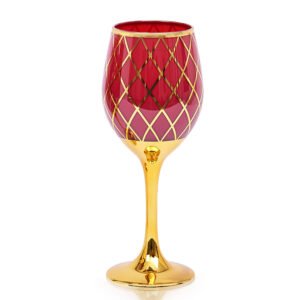 Cretfine Gold Lux Series Wine Glasses - Red