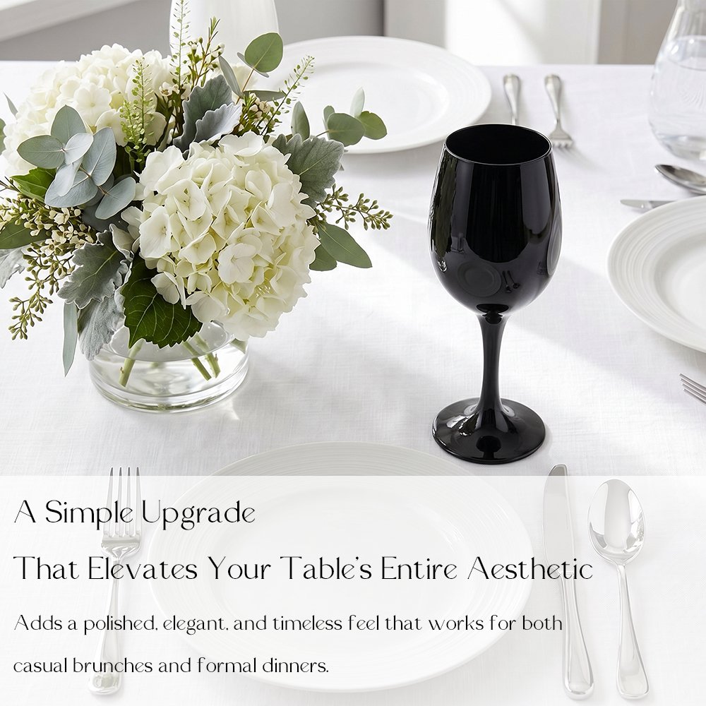 Cretfine Piano Series Wine Glasses - Black - Image 8