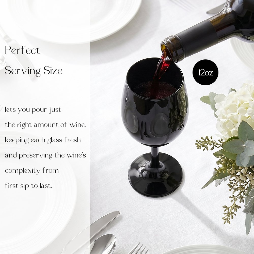 Cretfine Piano Series Wine Glasses - Black - Image 7