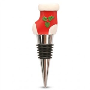 Christmas Stocking Decorative Wine Stopper
