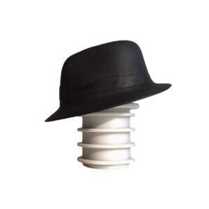 Fedora Hat Shaped Silicone Wine Stopper