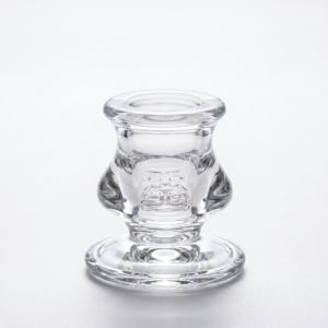 Vintage Crystal Glass Candle Holder-Set of 10