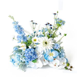 Light Blue floral table centerpiece