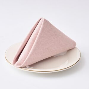 Thick Cotton-Linen Dinner Napkin, 8.9 oz/yd² (300 g/m²), Washable - Set of 4