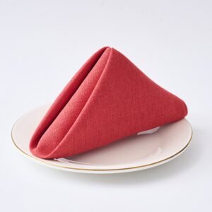 Thick Cotton-Linen Dinner Napkin, 8.9 oz/yd² (300 g/m²), Washable - Set of 4