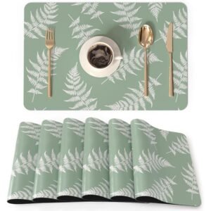 PU Leather Placemat - Set of 6