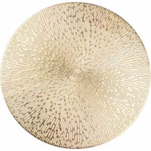 Metallic Hollow Round Placemat - Set of 4
