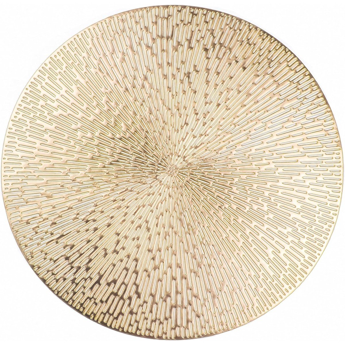 Metallic Hollow Round Placemat - Set of 4