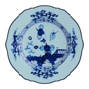 Floral Scalloped Dinner Plate