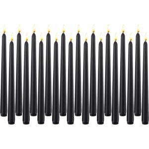 Taper Candle 20PCS BLACK