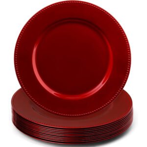 Beaded Charger Plate 13 inch – Set of 6
