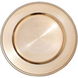Beaded Charger Plate 13 inch – Set of 6