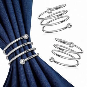 Metal Napkin Rings - Set of 8