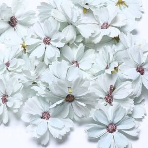 White Silk Flower Table Scatters