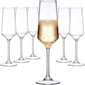 Stella PET Champagne Flutes 8 oz - Set of 6