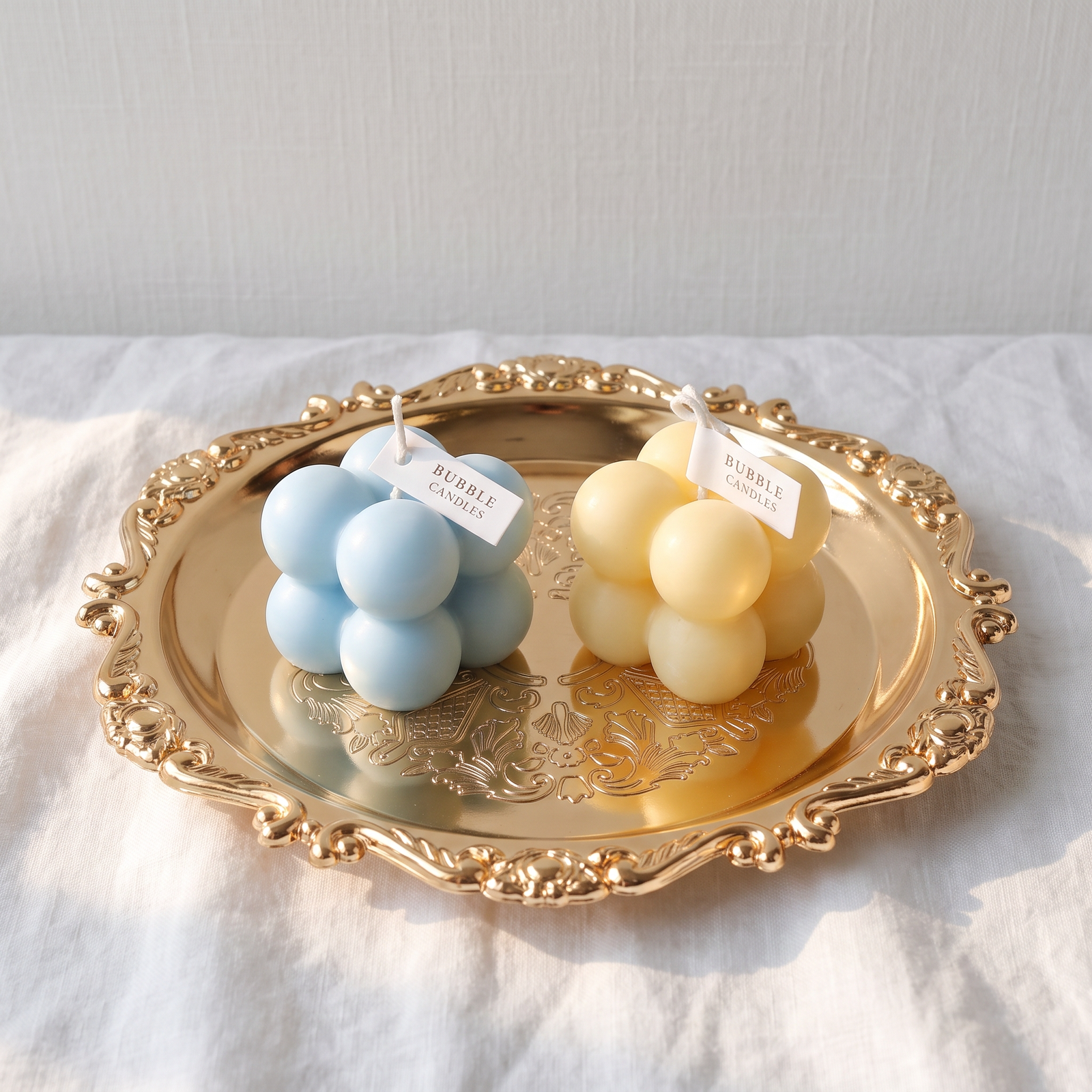 Metal Disc Candle Stand - Image 5
