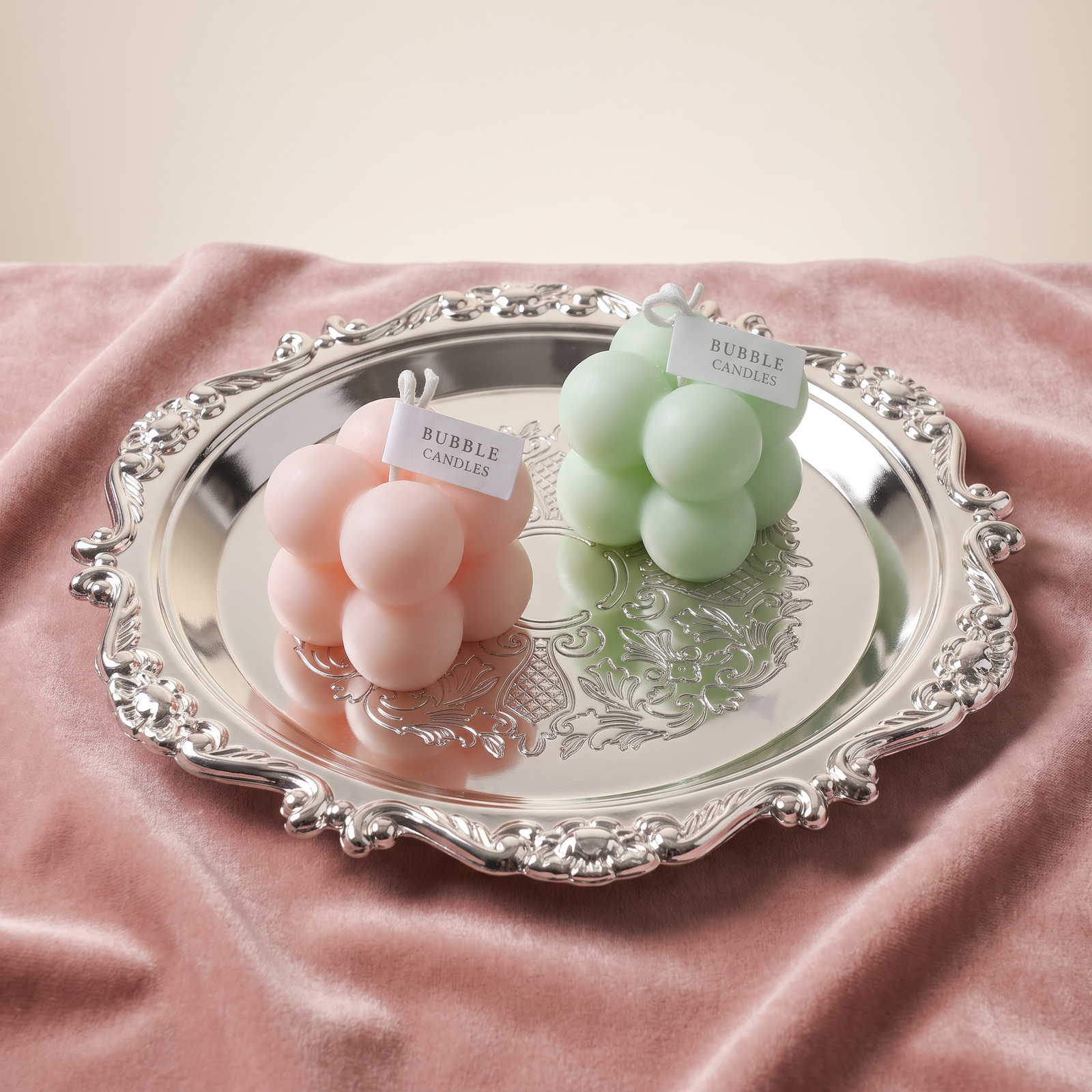 Metal Disc Candle Stand - Image 6