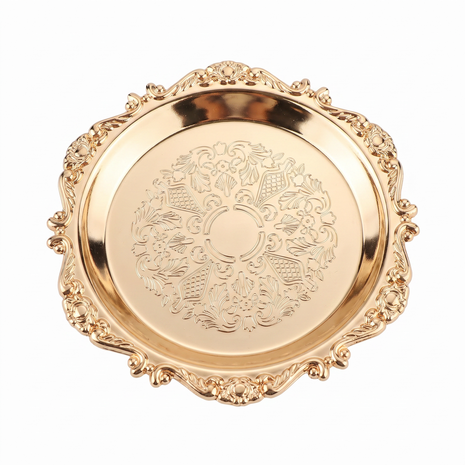 Metal Disc Candle Stand - Image 2