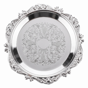 Metal Disc Candle Stand