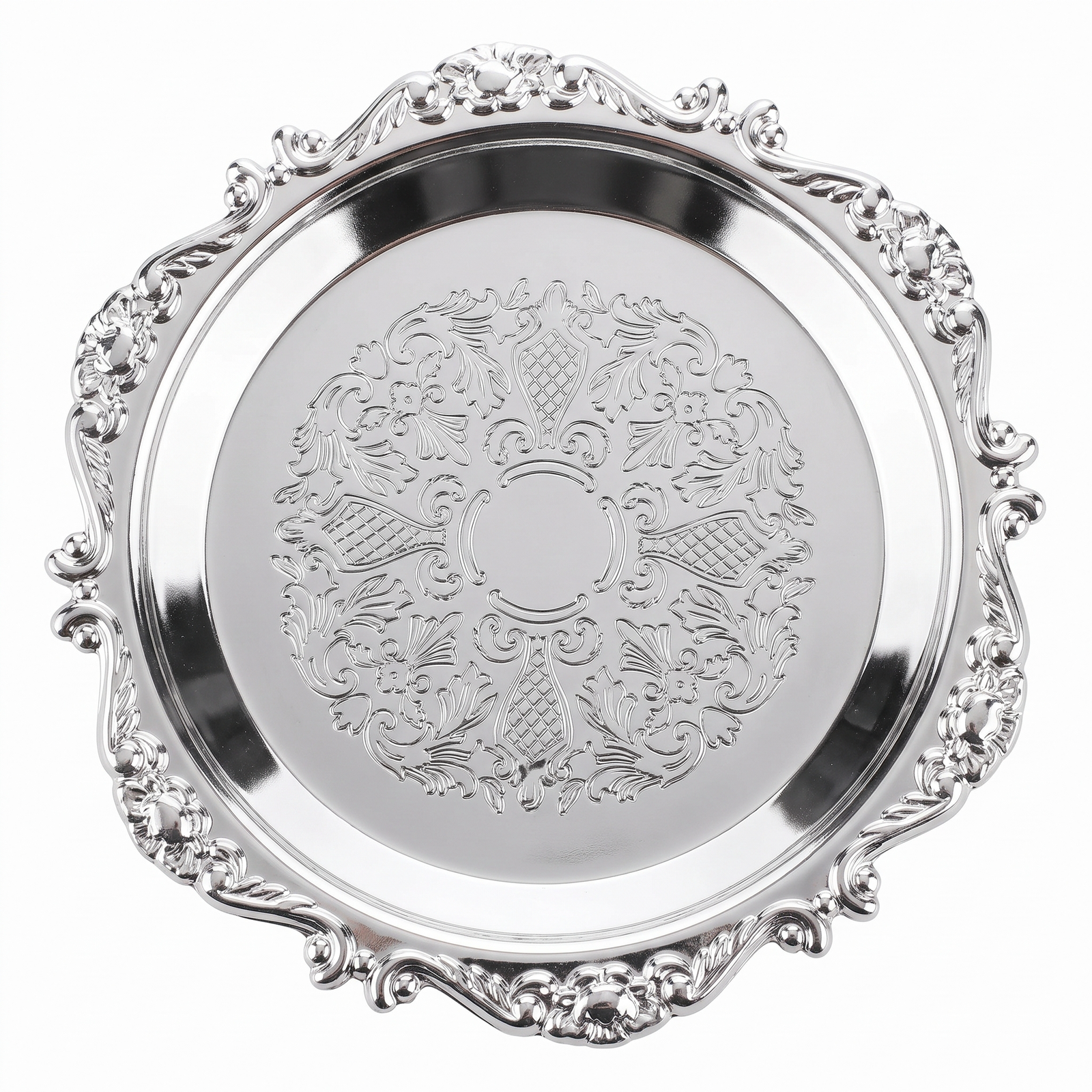 Metal Disc Candle Stand