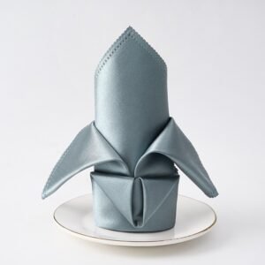 Thick Polyester Satin Dinner Napkin, 6.8 oz/yd² (230 g/m²), Washable - Set of 4