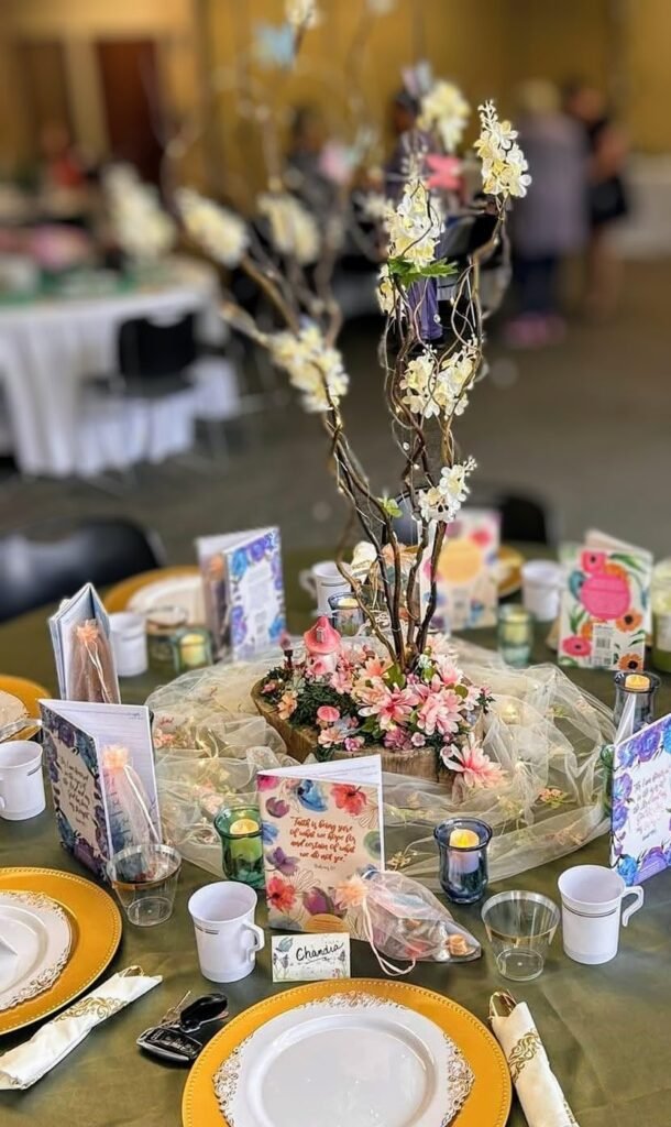 Floral Lace Table Runner
